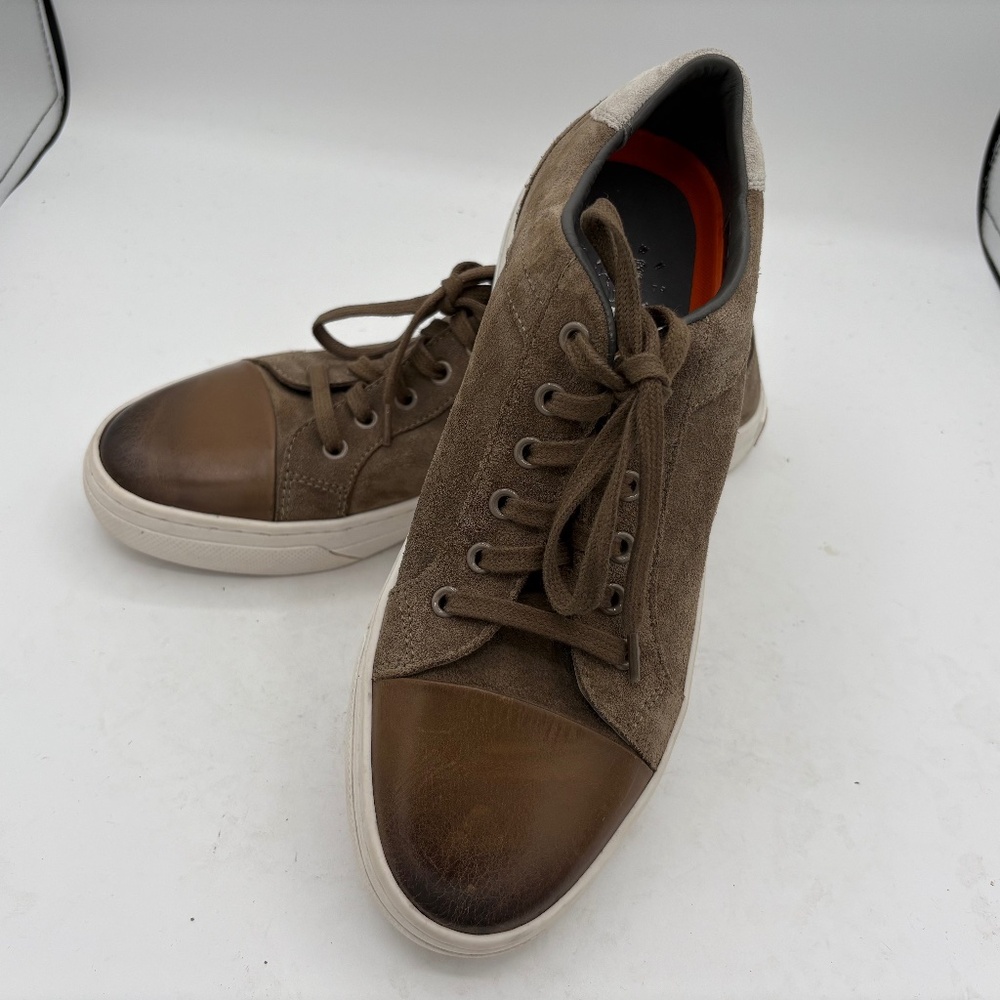 BILT George Brown Men's Sneakers Tillman Suede Leather Taupe, Size: 9.5